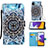 Leather Case Stands Fashionable Pattern Flip Cover Holder Y02B for Samsung Galaxy A22 5G