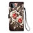 Leather Case Stands Fashionable Pattern Flip Cover Holder Y02B for Samsung Galaxy A22 5G