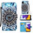 Leather Case Stands Fashionable Pattern Flip Cover Holder Y02B for Samsung Galaxy A22s 5G