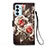 Leather Case Stands Fashionable Pattern Flip Cover Holder Y02B for Samsung Galaxy A24 4G