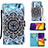 Leather Case Stands Fashionable Pattern Flip Cover Holder Y02B for Samsung Galaxy A24 4G Mixed