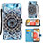 Leather Case Stands Fashionable Pattern Flip Cover Holder Y02B for Samsung Galaxy A42 5G Mixed