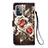 Leather Case Stands Fashionable Pattern Flip Cover Holder Y02B for Samsung Galaxy A52 4G