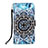 Leather Case Stands Fashionable Pattern Flip Cover Holder Y02B for Samsung Galaxy A72 4G