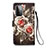 Leather Case Stands Fashionable Pattern Flip Cover Holder Y02B for Samsung Galaxy A72 4G