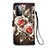 Leather Case Stands Fashionable Pattern Flip Cover Holder Y02B for Samsung Galaxy A72 5G