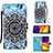 Leather Case Stands Fashionable Pattern Flip Cover Holder Y02B for Samsung Galaxy A82 5G Mixed