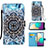 Leather Case Stands Fashionable Pattern Flip Cover Holder Y02B for Samsung Galaxy M02