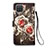 Leather Case Stands Fashionable Pattern Flip Cover Holder Y02B for Samsung Galaxy M12