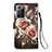 Leather Case Stands Fashionable Pattern Flip Cover Holder Y02B for Samsung Galaxy Note 20 Ultra 5G