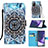 Leather Case Stands Fashionable Pattern Flip Cover Holder Y02B for Samsung Galaxy Note 20 Ultra 5G Mixed