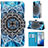 Leather Case Stands Fashionable Pattern Flip Cover Holder Y02B for Samsung Galaxy S20 5G Mixed