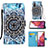 Leather Case Stands Fashionable Pattern Flip Cover Holder Y02B for Samsung Galaxy S20 FE (2022) 5G Mixed