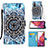 Leather Case Stands Fashionable Pattern Flip Cover Holder Y02B for Samsung Galaxy S20 Lite 5G Mixed