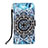 Leather Case Stands Fashionable Pattern Flip Cover Holder Y02B for Xiaomi Redmi 10 Power Mixed