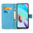 Leather Case Stands Fashionable Pattern Flip Cover Holder Y02B for Xiaomi Redmi 10 Prime (2022)