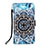 Leather Case Stands Fashionable Pattern Flip Cover Holder Y02B for Xiaomi Redmi 9AT Colorful