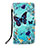 Leather Case Stands Fashionable Pattern Flip Cover Holder Y02B for Xiaomi Redmi 9AT Sky Blue