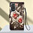 Leather Case Stands Fashionable Pattern Flip Cover Holder Y02B for Xiaomi Redmi Note 11 4G (2022)