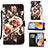 Leather Case Stands Fashionable Pattern Flip Cover Holder Y02B for Xiaomi Redmi Note 11 Pro 5G