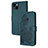 Leather Case Stands Fashionable Pattern Flip Cover Holder Y02X for Apple iPhone 13