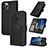 Leather Case Stands Fashionable Pattern Flip Cover Holder Y02X for Apple iPhone 14 Pro