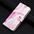 Leather Case Stands Fashionable Pattern Flip Cover Holder Y02X for Google Pixel 7 5G Pink