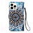 Leather Case Stands Fashionable Pattern Flip Cover Holder Y03B for Apple iPhone 13 Pro Max