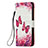 Leather Case Stands Fashionable Pattern Flip Cover Holder Y03B for Samsung Galaxy A01 SM-A015