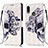 Leather Case Stands Fashionable Pattern Flip Cover Holder Y03B for Samsung Galaxy A10s