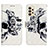 Leather Case Stands Fashionable Pattern Flip Cover Holder Y03B for Samsung Galaxy A13 4G