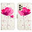 Leather Case Stands Fashionable Pattern Flip Cover Holder Y03B for Samsung Galaxy A13 4G Pink