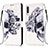 Leather Case Stands Fashionable Pattern Flip Cover Holder Y03B for Samsung Galaxy A20s