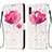 Leather Case Stands Fashionable Pattern Flip Cover Holder Y03B for Samsung Galaxy A20s Pink