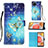 Leather Case Stands Fashionable Pattern Flip Cover Holder Y03B for Samsung Galaxy A42 5G