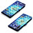 Leather Case Stands Fashionable Pattern Flip Cover Holder Y03B for Samsung Galaxy A50S Sky Blue