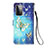 Leather Case Stands Fashionable Pattern Flip Cover Holder Y03B for Samsung Galaxy A72 4G