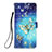 Leather Case Stands Fashionable Pattern Flip Cover Holder Y03B for Samsung Galaxy A72 4G