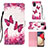Leather Case Stands Fashionable Pattern Flip Cover Holder Y03B for Samsung Galaxy F02S SM-E025F