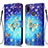 Leather Case Stands Fashionable Pattern Flip Cover Holder Y03B for Samsung Galaxy M01s