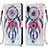 Leather Case Stands Fashionable Pattern Flip Cover Holder Y03B for Samsung Galaxy M01s Mixed