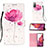 Leather Case Stands Fashionable Pattern Flip Cover Holder Y03B for Samsung Galaxy S20 FE (2022) 5G