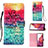 Leather Case Stands Fashionable Pattern Flip Cover Holder Y03B for Samsung Galaxy S20 FE (2022) 5G