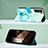 Leather Case Stands Fashionable Pattern Flip Cover Holder Y03B for Samsung Galaxy S24 5G