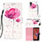 Leather Case Stands Fashionable Pattern Flip Cover Holder Y03B for Samsung Galaxy XCover 5 SM-G525F