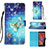 Leather Case Stands Fashionable Pattern Flip Cover Holder Y03B for Samsung Galaxy XCover 5 SM-G525F