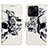 Leather Case Stands Fashionable Pattern Flip Cover Holder Y03B for Xiaomi POCO C3