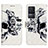 Leather Case Stands Fashionable Pattern Flip Cover Holder Y03B for Xiaomi Redmi K50 5G