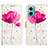 Leather Case Stands Fashionable Pattern Flip Cover Holder Y03B for Xiaomi Redmi Note 11E 5G