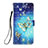 Leather Case Stands Fashionable Pattern Flip Cover Holder Y03B for Xiaomi Redmi Note 9S